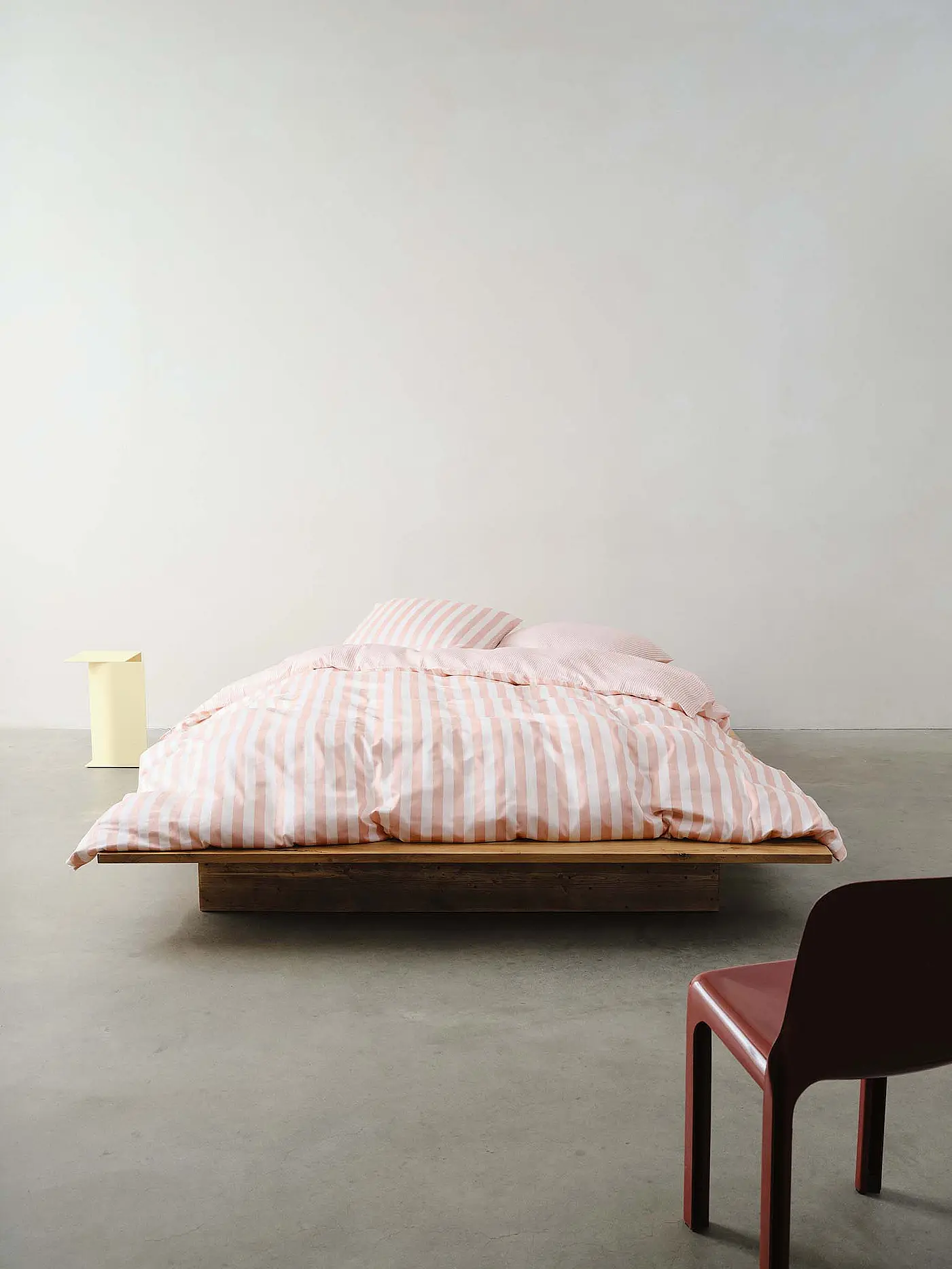 MARC O'POLO HOME | Satin Bettwäsche CLASSIC STRIPE 70x90cm/140x200cm Rose Smoke | 